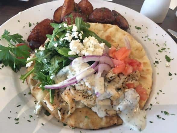 CHICKEN BREAST GYRO, LUNCH