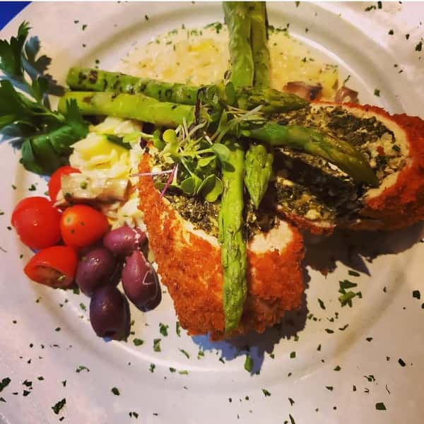 ARMANDO'S STUFFED CHICKEN,DINNER