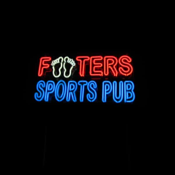 footers sports pub sign