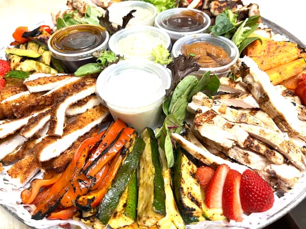 Grilled lo-cal platter