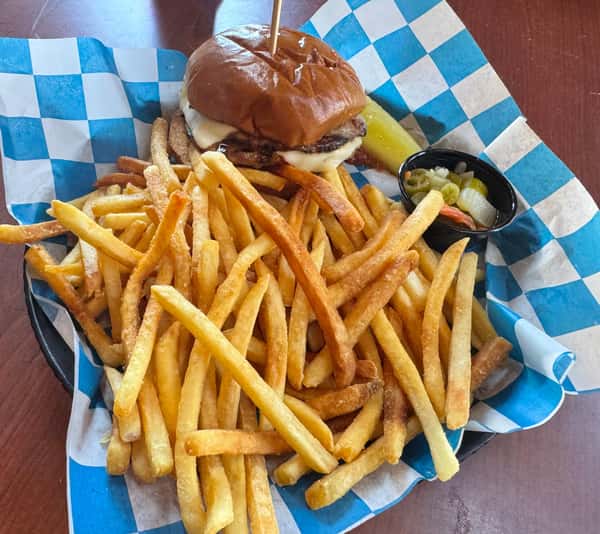 Italian Sausage Smash Burger