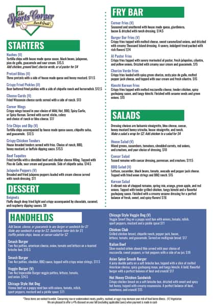 Beer Menu
