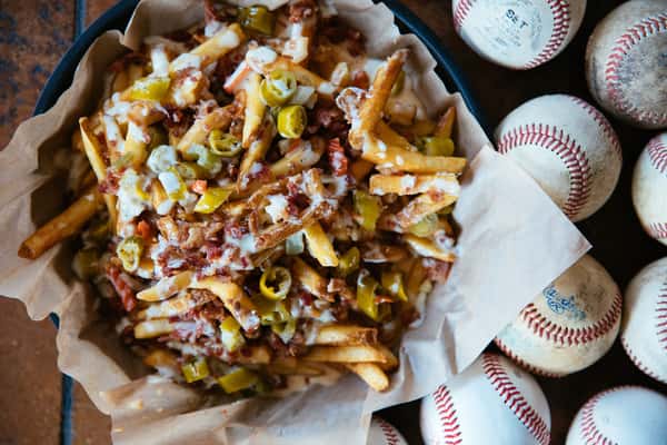 Delicious loaded fries