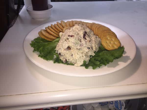 House Made Chicken Salad and Crackers
