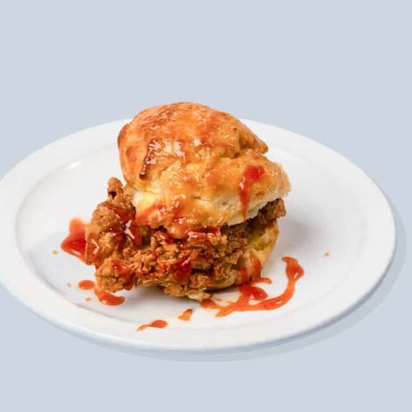 Hot Honey Chicken Tender Biscuit