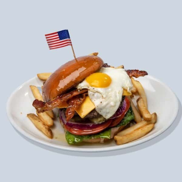 Farmer's Burger w/ Fries