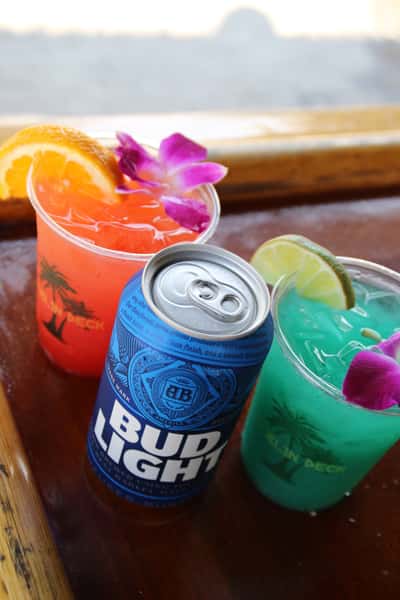 cocktails and beer