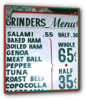 First Menu