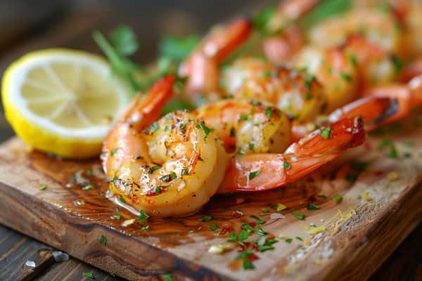 Tiger Shrimp Garlic Butter Sauce