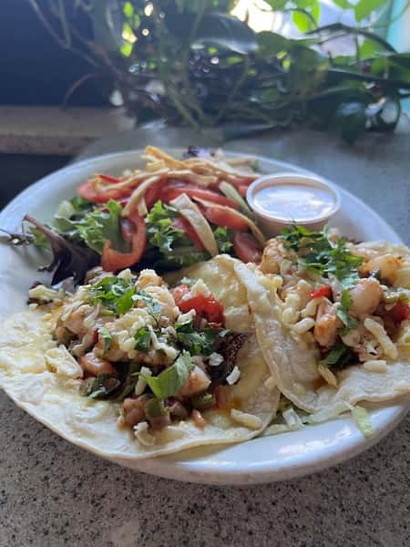Tacos Gobernador (Shrimp tacos)