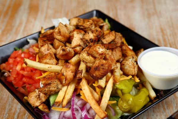 chicken and fries
