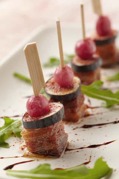 chicharones fig pickled onion