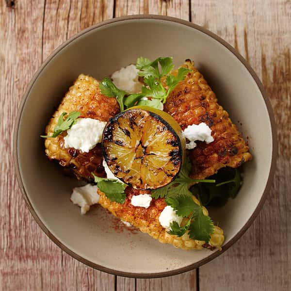 roasted corn chili lime goat cheese