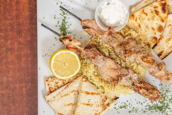 Grecian Chicken Skewers