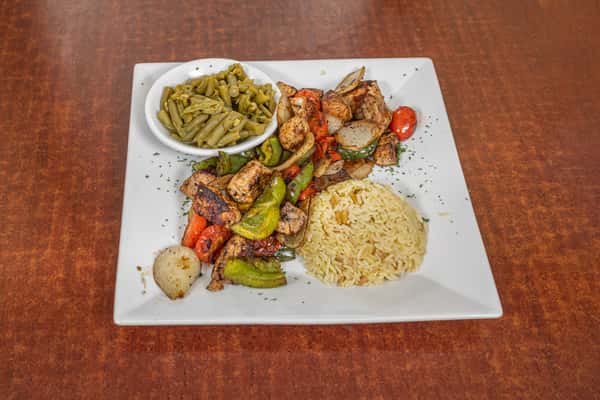 Chicken or Pork Kebab