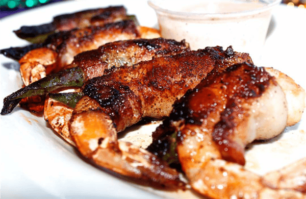 bacon wrapped shrimp