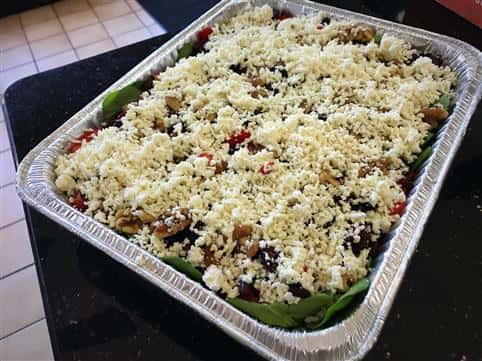 Spinach Salad Tray