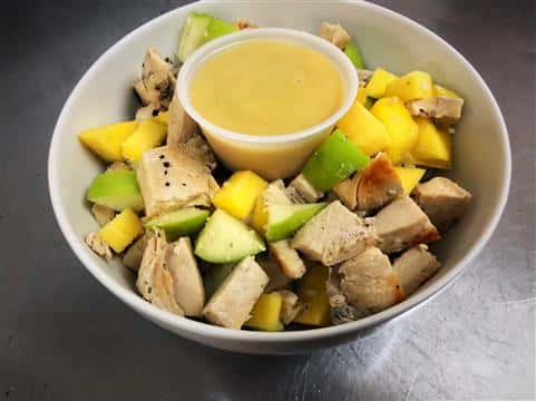 Kids Apple & Mango Grilled Chicken Salad
