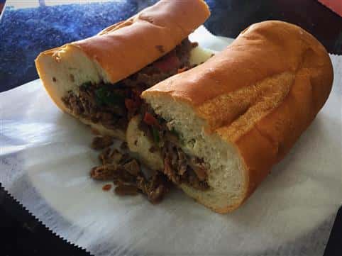 The Works Cheesesteak Sandwich