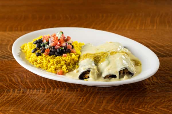 Smoked Chicken Enchiladas