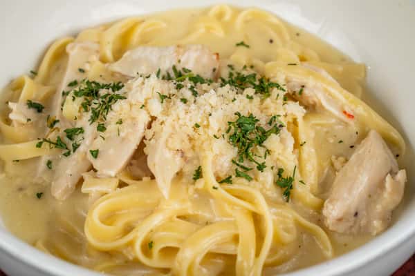 Half Chicken Alfredo