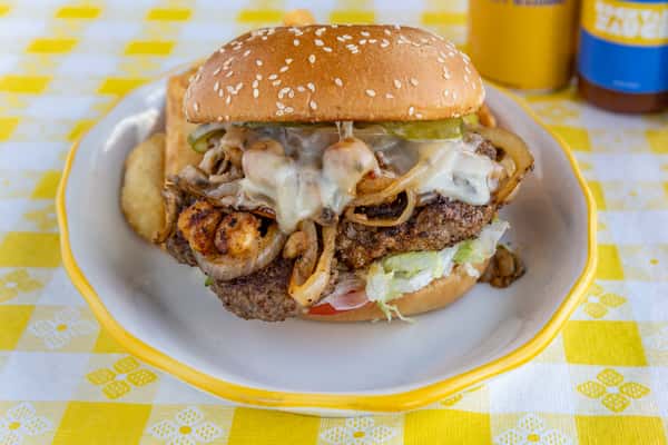 Cajun Crawfish Burger
