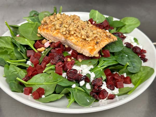 Salmon Walnut Salad