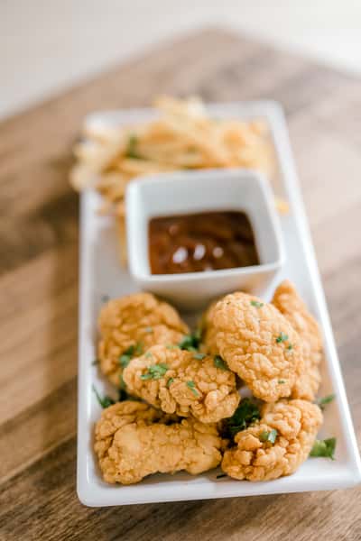 9 Chicken Nuggets with French Fries