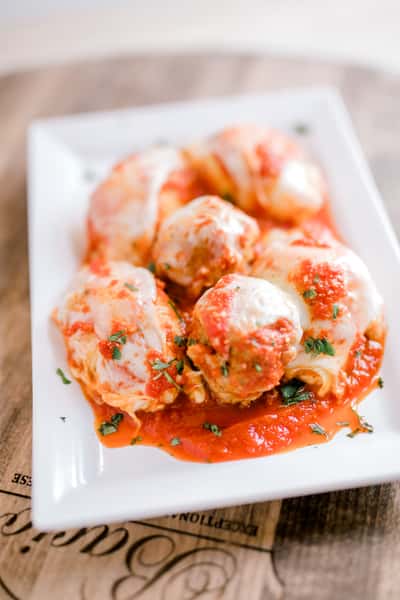 Stuffed Shells with Meatballs