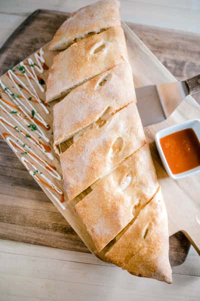 Buffalo Chicken Stromboli