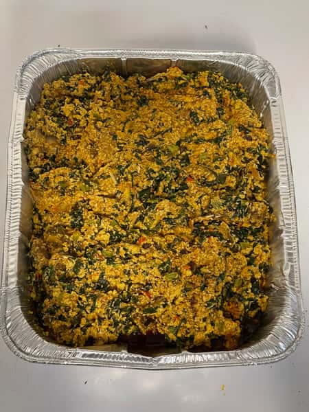 Egusi assorted med tray