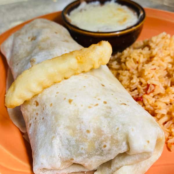 Asada Fry Burrito