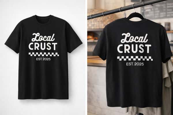 LC Cursive Shirt (Black)