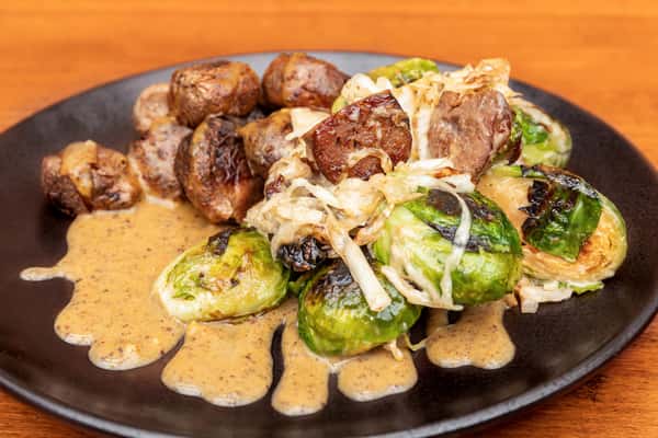 Beef Bratwurst Hash