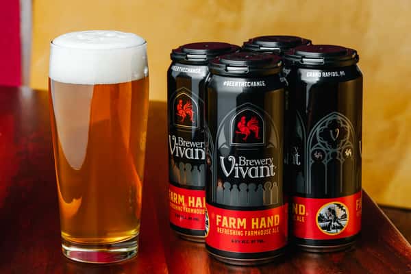 canned beers and beer in a glass