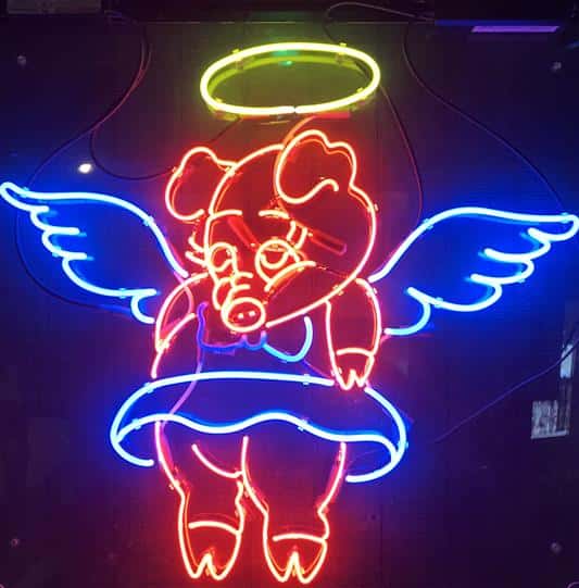 Pig LED Sign