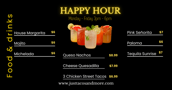 Happy Hour Menu