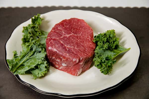 raw steak