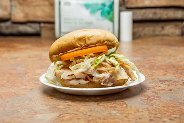 Hot Smoked Turkey Sandwich