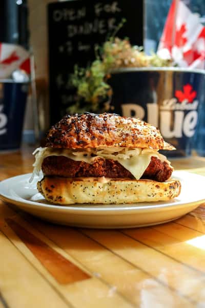 Chicken Schnitzel Reuben