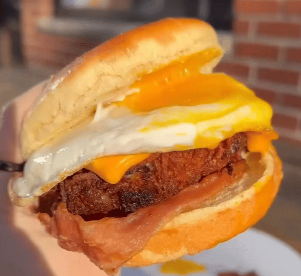Latke, Egg, & Cheese