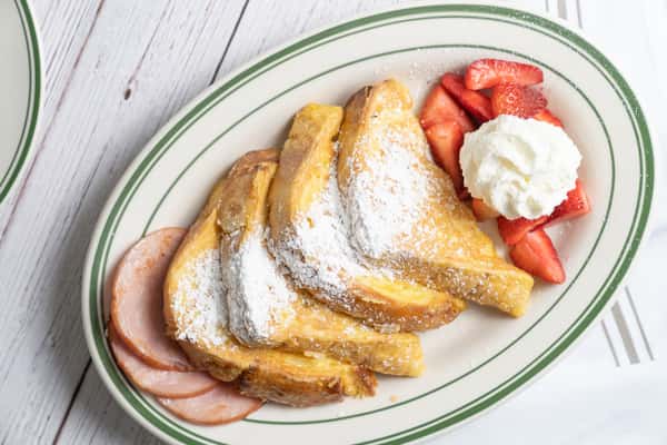 French Toast with Canadian Bacon or Bacon