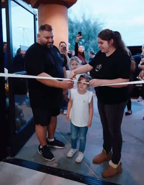 Ribbon cutting