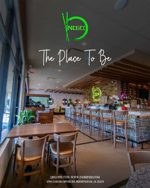 The place to be, the flavors to crave, and the atmosphere you’ll want to come back to.
Whether it’s dinner, drinks, date night, or just because — there’s always a reason to meet at NORI.
📲 Order online today at www.inorified.com and save 10%.
📞 (205) 970-7570 | 🌐 www.inorified.com
📍 4704 Cahaba River Rd, Birmingham, AL 35243
#NORI #NORIThai #BirminghamAL #BirminghamEats #GoodFoodGoodMood