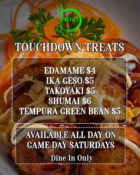 From $11 sushi rolls and delicious bites to refreshing game-day pours, we’ve got everything you need to enjoy every play.
Football, your favorite people, and a table full of game-day favorites — sounds like the perfect Saturday! Bring your crew. Grab a seat. Let the good times roll! 🍻
📍 NORI Thai & Sushi
4704 Cahaba River Rd, Birmingham, AL 35243
Game Day Saturdays | All Day | Dine-In Only
#NORIThai #GameDayAtNORI #BirminghamEats #SaturdayVibes #SushiLovers #BirminghamFoodie