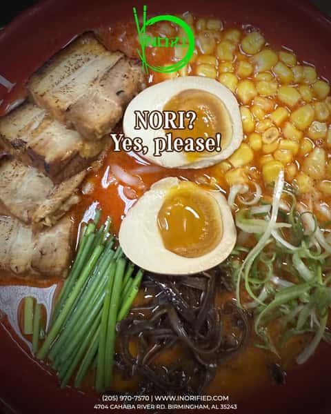 NORI? Yes, please! 🥢
The NORI menu features bold flavors, fresh ingredients, handcrafted sushi, comforting favorites, and signature dishes made to satisfy every craving.
Come hungry. Leave already thinking about your next visit. 💚
📲 Order online today at www.inorified.com and save 10%.
📞 (205) 970-7570 | 🌐 www.inorified.com
📍 4704 Cahaba River Rd, Birmingham, AL 35243
#NORI #NORIThai #BirminghamAL #BirminghamEats #GoodFoodGoodMoodGoodMemories