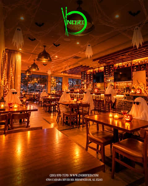 Even the ghosts know where the good food is! 👻🍣. Spooky season has officially taken over NORI, and it looks like everyone’s here for the vibes. 🎃

Good food, hauntingly good drinks, and a little Halloween magic — the perfect excuse to gather your favorite people for a night out.

📍 4704 Cahaba River Rd, Birmingham, AL 35243 | 📞 (205) 970-7570
📲 Order online today at www.inorified.com and save 10%. 

#NORIThai #HalloweenAtNORI #SpookySeason #BirminghamEats #BirminghamFoodie #HalloweenVibes