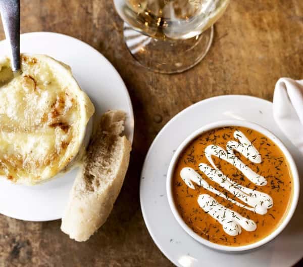 Delicious and freshly made soups