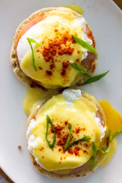 Eggs Benedict | Ham, Poached Egg, English Muffin, Hollandaise