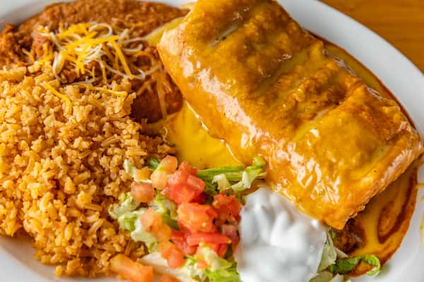 Chimichanga L9 Lunch Specials Tacos el Cunado Cascade Mexican